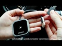 ADATTATORE UNICO BLUETOOTH CARPLAY CON CAVO USB-A E ADATTATORE USB-C E  LUCE SOUND RGB 