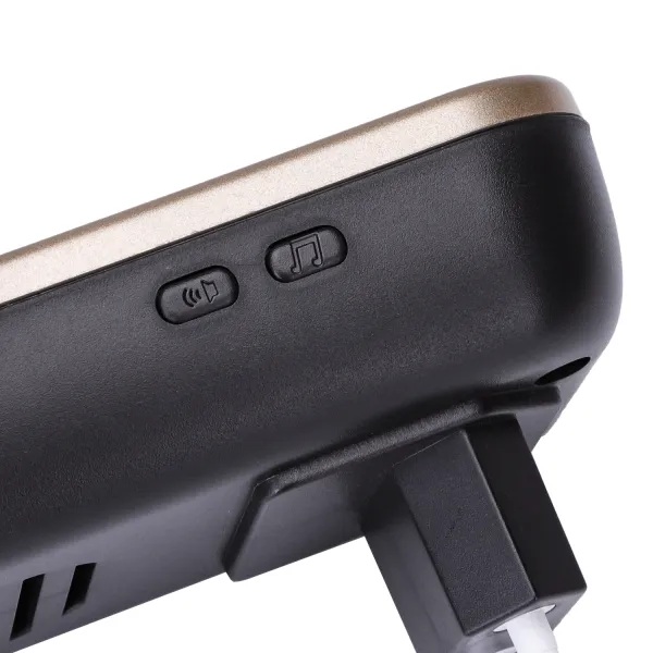 Campanello digitale wireless AC nero e oro
