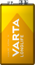 PILE VARTA ALKALINE LONGLIFE  9V   BL.1 4122