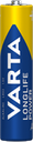 PILE VARTA ALKALINE LONGLIFE POWER MINISTILO AAA BL.4 4903