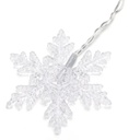 TENDA COLL. GHIACCIOLO ONDULATO CON FIOCCO DI NEVE RGBY 3M*0.7M 12 FILI  INT/EST