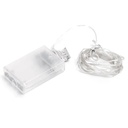 CATENA LUMINOSA A BATTERIA 3AA CON FILO IN RAME E PVC RGBY 2M IP20 INTERNO