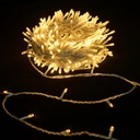 CATENA LUMINOSA BASSO VOLT. C/LUCI A TESTA PIATTA 2700K 10M IP44 INT/EST