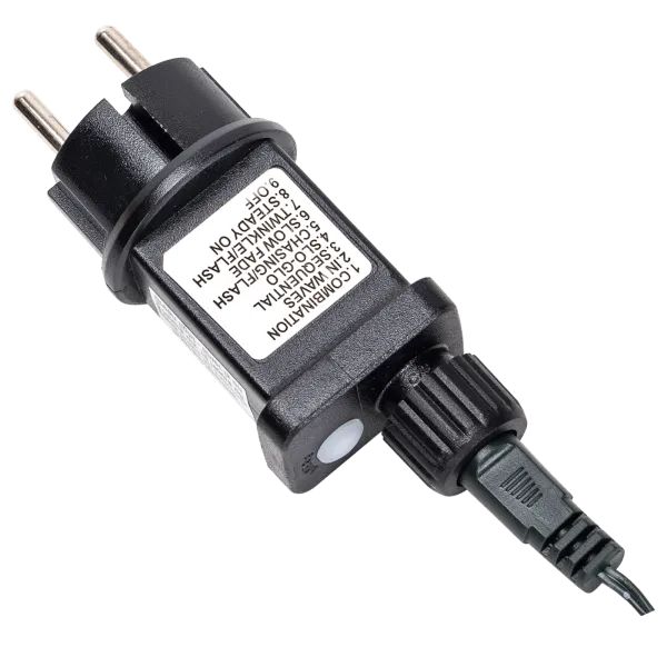 CATENA LUMINOSA BASSO VOLT. C/LUCI A TESTA PIATTA 2700K 10M IP44 INT/EST