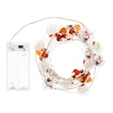 CATENA DECORATA D4 40 MICROLED 2XAA 4M PDQ