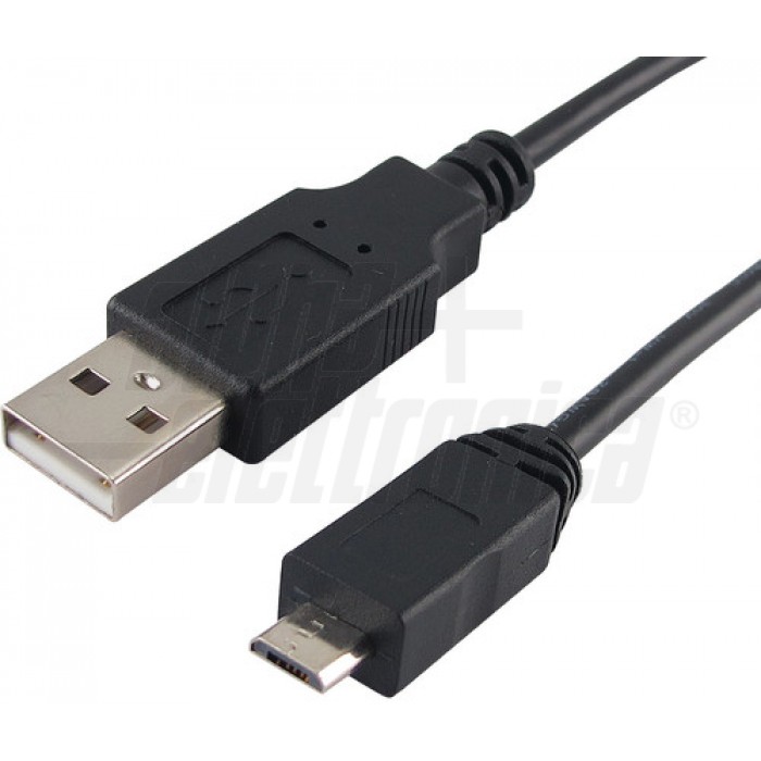 CAVO USB 2.0 SPINA A SPINA MICRO B 4POLI 2MT 100% RAME  STAR