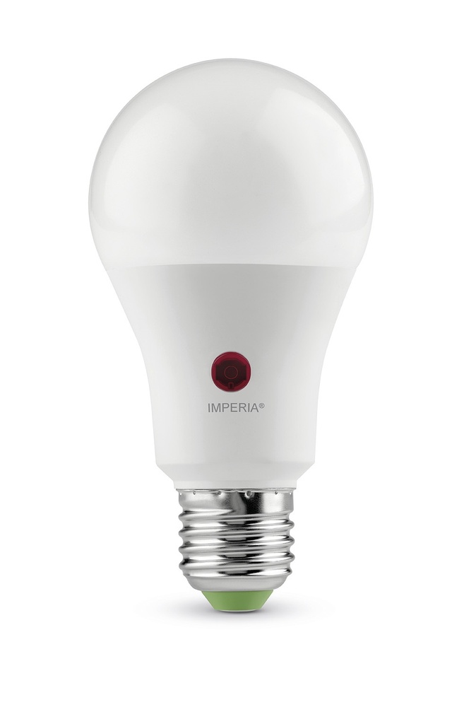 LAMPADA  LED IMPERIA GOCCIA CRESPUSCOLARE SENSOR 11W E27 230V 1055LM 4000K 20000H 