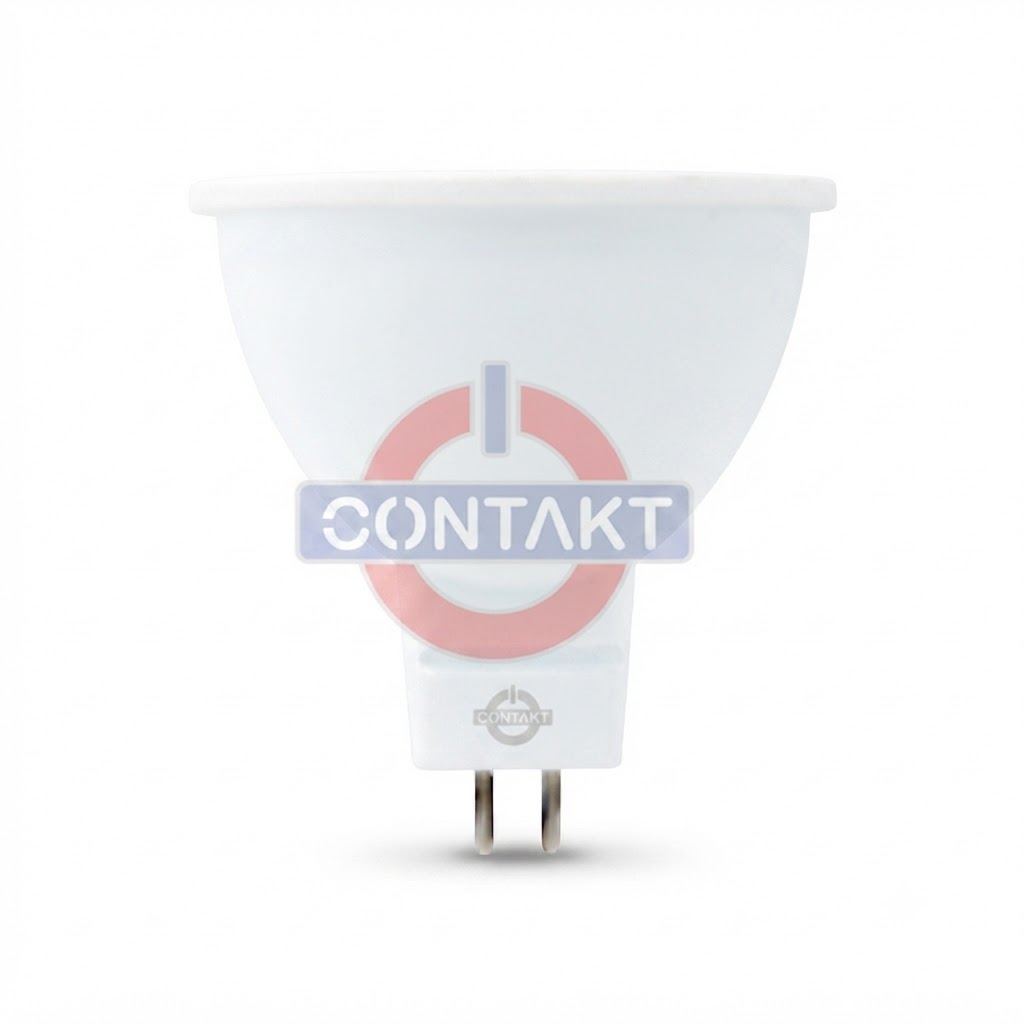 LAMPADA LED CONTAKT DICROICA GU5.3-MR16 ALTA EFFICIENZA 12V 7W 560LM 4000K