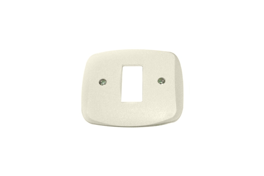 PLACCA FAEG AUTOPORTANTE 1 POSTO PER SCATOLA TONDA TIPO MAGIC Ø65