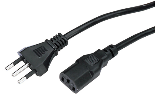 CAVO ALIMENTAZIONE NEDIS DA SPINA 10A A PRESA IEC320 C13 - 1.5 MT.