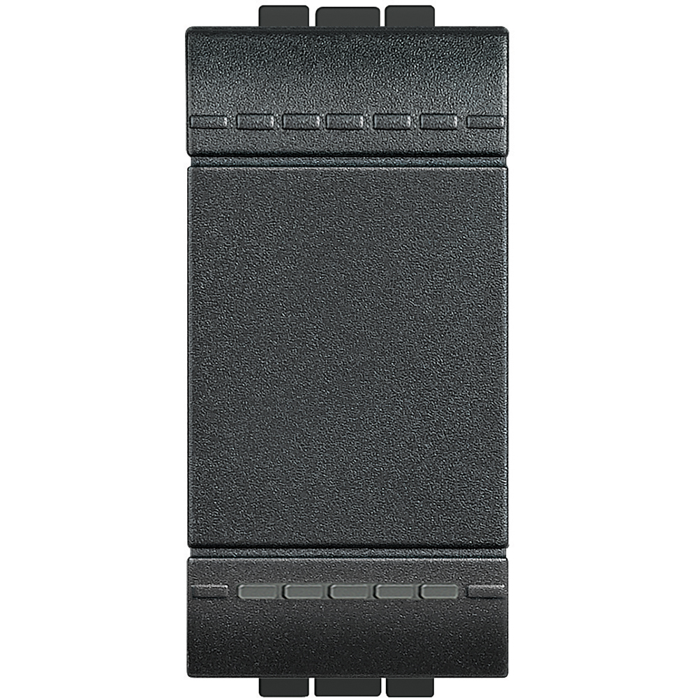 FRUTTO BTICINO INTERRUTTORE  16A 250V ANTRACITE SERIE BTICINO LIVINGLIGHT 