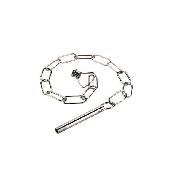 CATENA CROMATA 60CM  AD ANELLI 39X17 CON TIGE ( F0210 ) FAI 