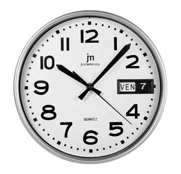 OROLOGIO BASIC PARETE ROTONDO SILVER LOWELL