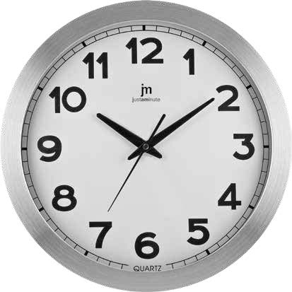 OROLOGIO PARETE QUARZO IN ALLUMINIO 36CM LOWELL