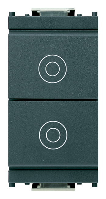 2 PULSANTI 1P NO 10A GRIGIO VIMAR
