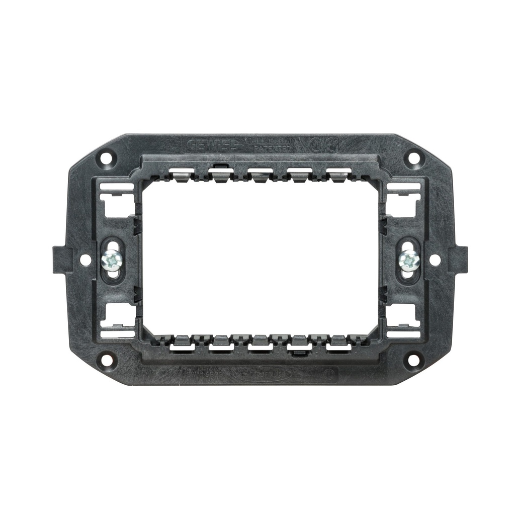 SUPPORTO GEWISS A 3 MODULI SERIE GEWISS CHORUS E CHORUSMART
