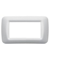 PLACCA NUVOLA GEWISS TECNOPOLIMERO BIANCO NUVOLA 4 POSTI SERIE SYSTEM