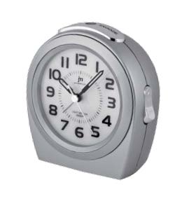 SVEGLIA QUARZO MOVIMENTO CONTINUO SILVER LOWELL **