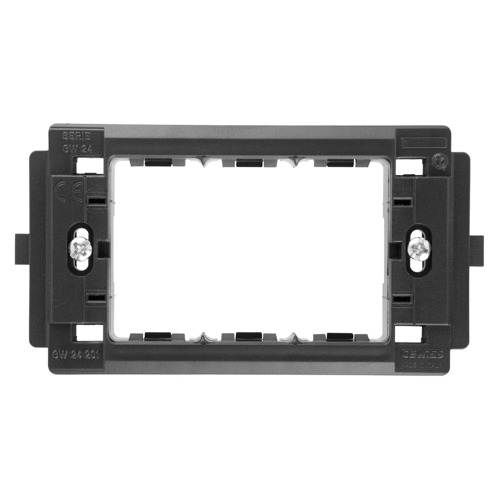 SUPPORTO GEWISS A 3 MODULI CON VITI SERIE GEWISS SYSTEM / VIRNA / CLASSIC 