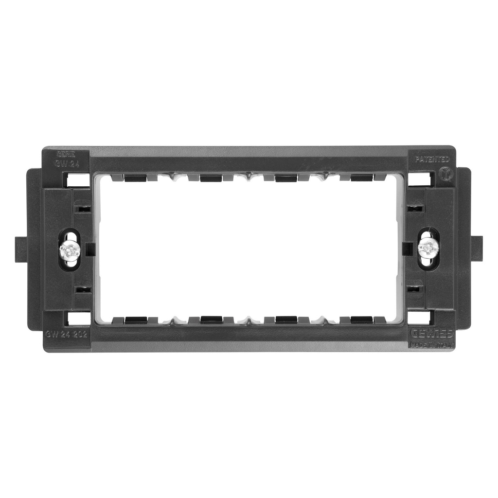 SUPPORTO GEWISS A 4 MODULI CON VITI SERIE GEWISS SYSTEM / VIRNA / CLASSIC 