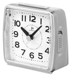 SVEGLIA QUARZO MOVIMENTO CONTINUO SILVER LOWELL **