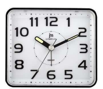 SVEGLIA QUARZO MOV. CONT. DOP LUCE- NERO