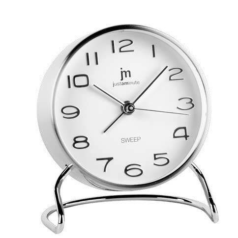 SVEGLIA QUARZO METALLO MOV.CONT. SILVER LOWELL