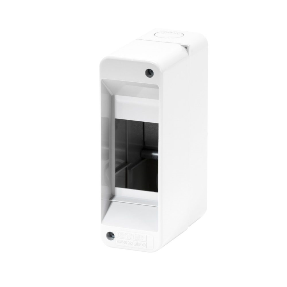 CENTRALINO GEWISS PROTETTO PREDISPOSTO PER ALLOGGIAMENTO MORSETTIERE 2MOD. IP40