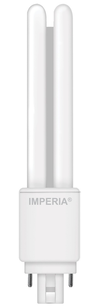 LAMPADA LED IMPERIA  PL-G24Q 4PIN  9W 230V  4000K ( 26W EX) LUNGHEZZA 17.0 CM 