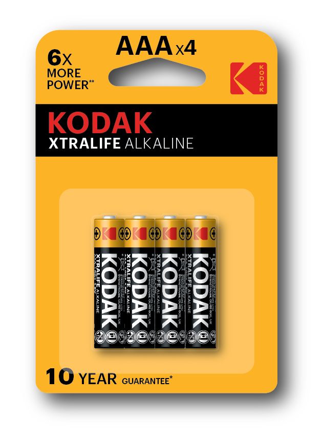 K3A4 MINISTILO EXTRALIFE ALKALINE KB6020 BL.4 KODAK