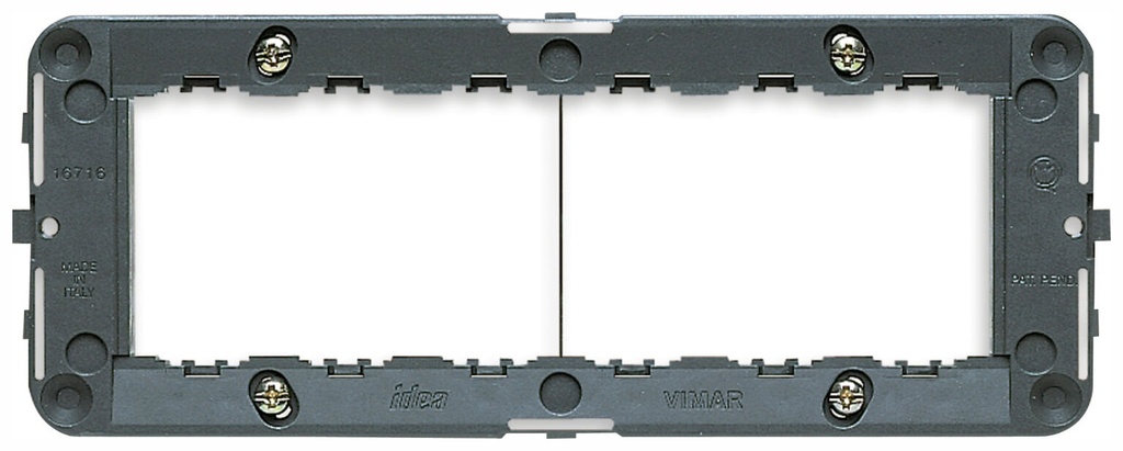 SUPPORTO VIMAR A 7 MODULI CON VITI SERIE VIMAR IDEA 