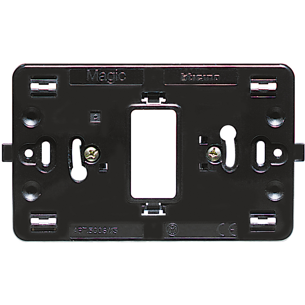 SUPPORTO LARGO BTICINO  A 1 MODULO PER SCATOLA ROTONDA SERIE  BTICINO MAGIC 