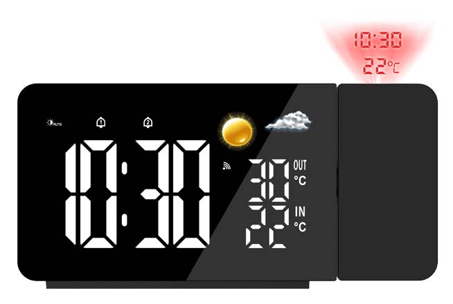 STAZIONE BAR. PROIEZ. LED - NERO LOWELL