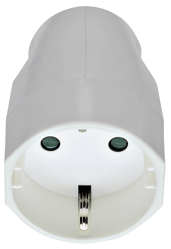 PRESA CIVILE VIMAR 2P+T 16A STANDARD TEDESCO 250V BIANCO