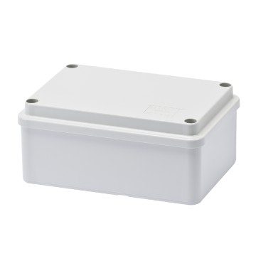 SCATOLA FAEG STAGNA A PARETI LISCE RATTANGOLARE CON COPERCHIO A VITI IP56 120X80X50