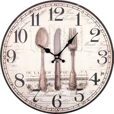 OROLOGIO DA PARETE IN MDF CM. 33 QUADRANTE ANTICATO