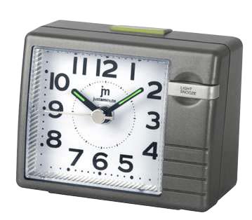 SVEGLIA QUARZO MOV. SINCRO - GRIGIO