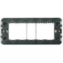 Supporto 5 moduli speciali, con viti, per scatole da incasso rettangolari 5 mod.