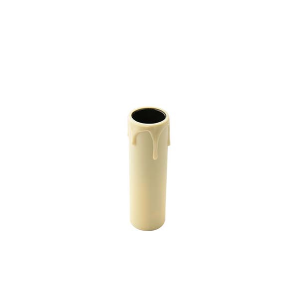 PORTALAMPA FAI A CANDELA COLORE AVORIO IN MATERIALE TERMOPLASTICO  E14 ALTEZZA 85MM 