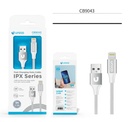 CAVO UNICO DA USB-A A LIGHTNING COLORE ARGENTO 100CM 