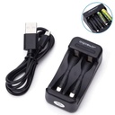 CARICABATTERIE 2 (AA/AAA) 1.2V USB 1A