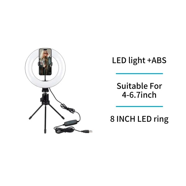 SUPPORTO UNICO PER TRASMISSIONE IN DIRETTA DA 8" NERO