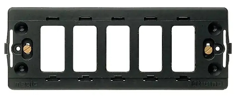 SUPPORTO BTICINO MAGIC IN RESINA 5 MODULI 505R