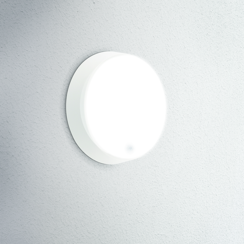 PLAFONIERA OASI CCT TONDA BIANCA SENS.14W 3000K 1680LMN IP65