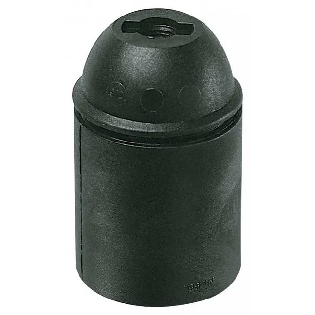 PORTALAMPADA E27 CPFIL CM/LISC. NERO VIMAR