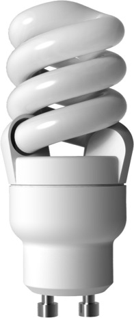 MICRO SPIRALE CLASSE A GU10 220V 7W 2700K 10000H LIGHT