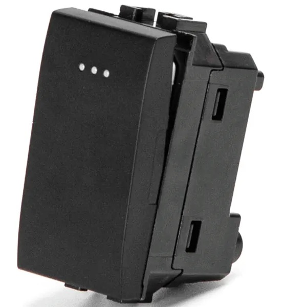 FRUTTO CONTAKT  PULSANTE DA INCASSO 10/16A 250V TIPO BTICINO LIVINGLIGHT - INTERNATIONAL
