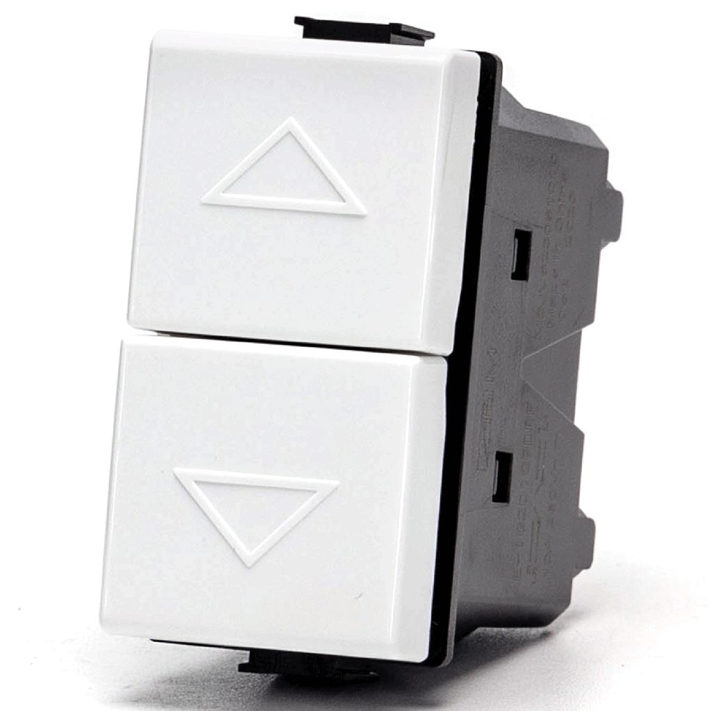 FRUTTO CONTAKT  INTERRUTTORE SALI SCENDI PER TAPPARELLE  250V TIPO BTICINO MATIX 