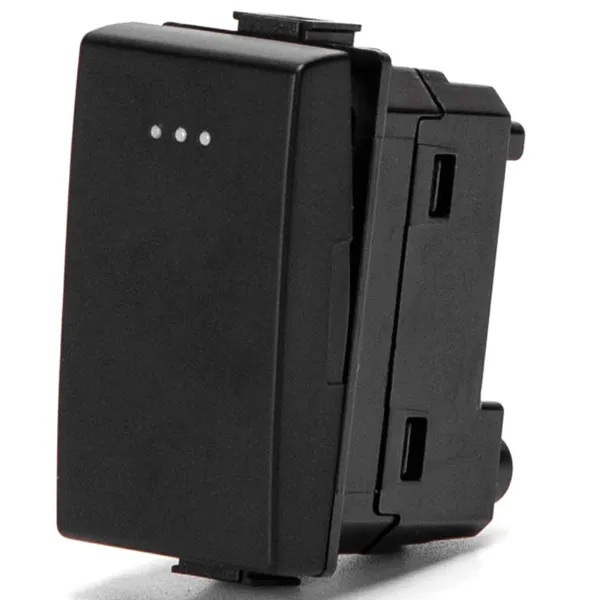 FRUTTO CONTAKT PULSANTE 16A 250V NERO TIPO BTICINO MATIX