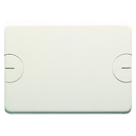 PLACCA CIECA 3 POS.BIANCO NUVOLA